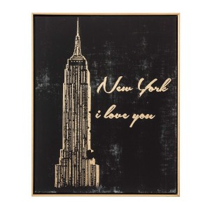 CUADRO DECORATIVO LIENZO NEW YORK SALÓN 40X50CM