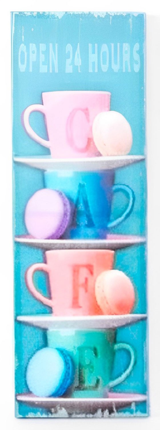 CUADRO DECORATIVO TAZAS...