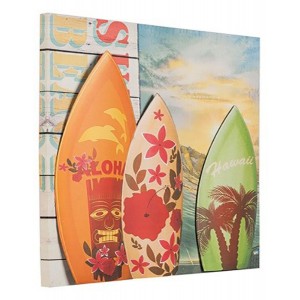 CUADRO METÁLICO ALOHA 50X50X3CM