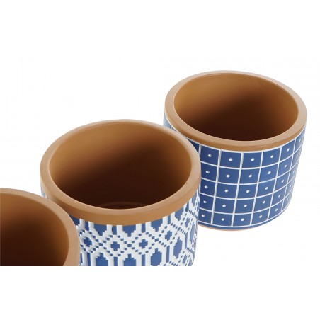 MACETERO DECORATIVO CEMENTO BLUE 12X12X10,5CM