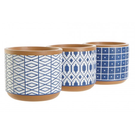 MACETERO DECORATIVO CEMENTO BLUE 12X12X10,5CM