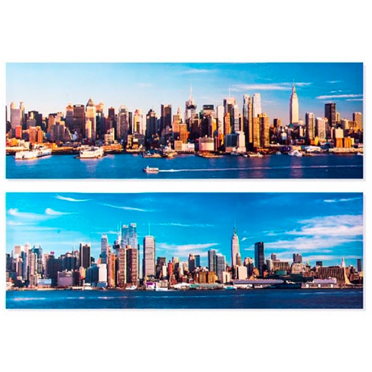 CUADRO DECORATIVO LIENZO NEW YORK 120X40X2,5CM