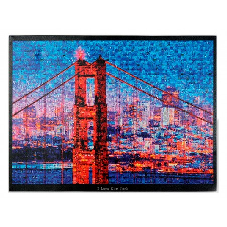 CUADRO DECORATIVO LIENZO CON MARCO NEW YORK 80X2,5X60CM