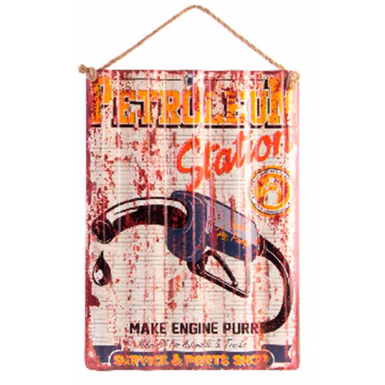 CUADRO DECORATIVO METÁLICO CARS 28X40CM
