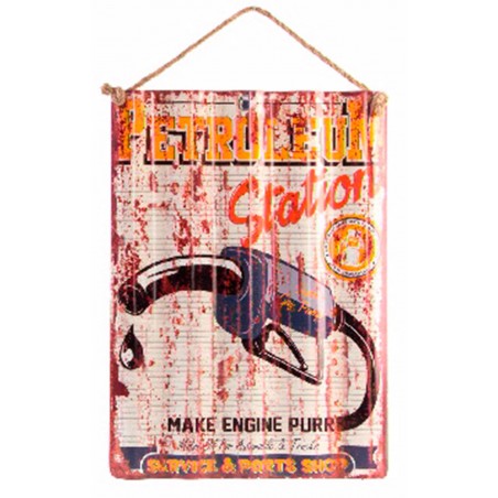 CUADRO DECORATIVO METÁLICO CARS 28X40CM