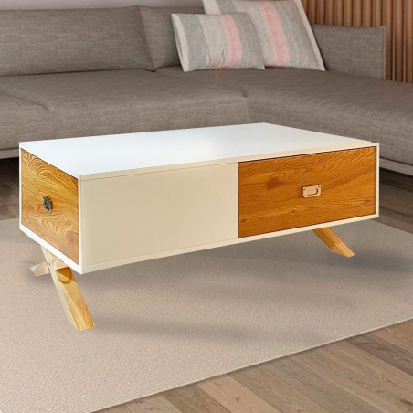 MESA CENTRO DE CAFÉ CLASSIC MILO 110X60X45CM