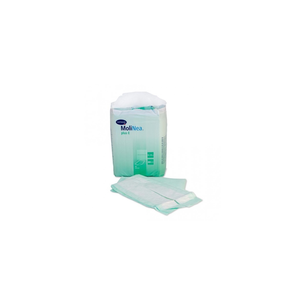 EMPAPADOR DESECHABLE MOLINEA PLUS 60×60, 25 uds
