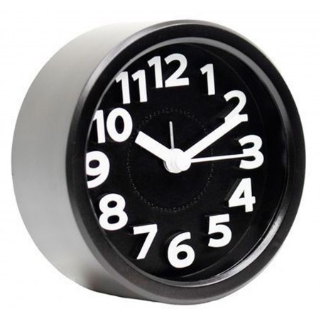 RELOJ DE SOBREMESA DESPERTADOR MECANISMO SILENCIOSO 9,3X9,3X4CM