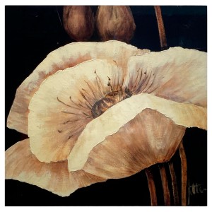 *TARA* CUADRO DECORATIVO DISEÑO FLOR 69X69CM