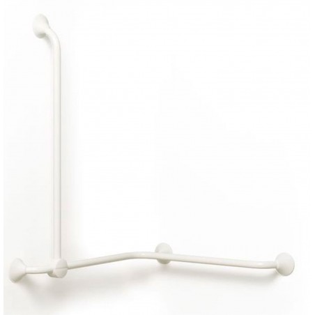 *TARA* ASIDERO BARRO BAÑO BLANCO PARA DUCHA DOS PAREDES 110X75X70CM