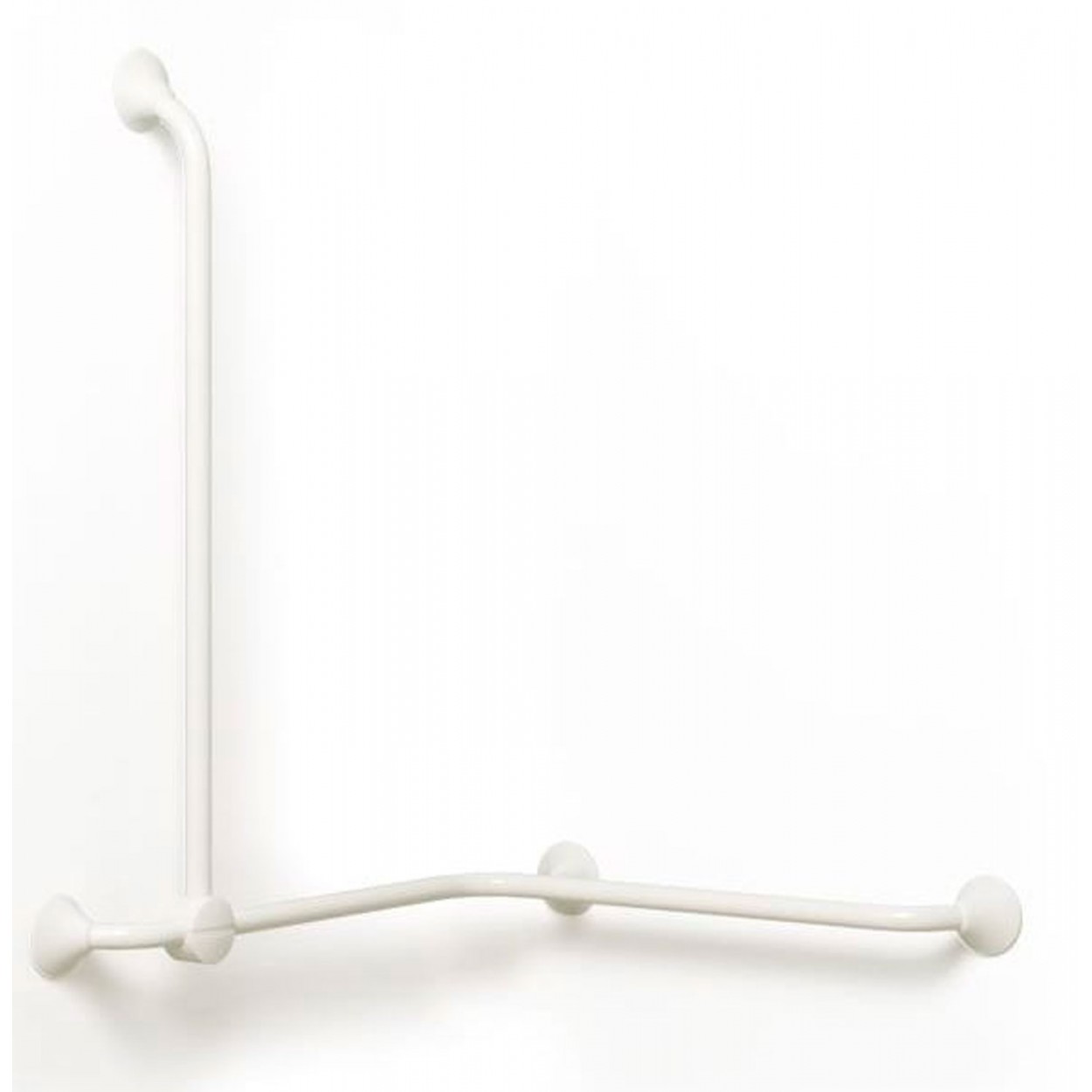 *TARA* ASIDERO BARRO BAÑO BLANCO PARA DUCHA DOS PAREDES 110X75X70CM