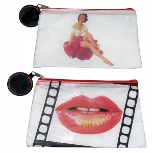 NECESER DE VIAJE OLDIES CON CREMALLERA 24X14CM