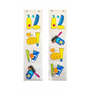 ORGANIZADOR PRODUCTOS COLGANTE TRANSPARENTE PVC 77X20CM