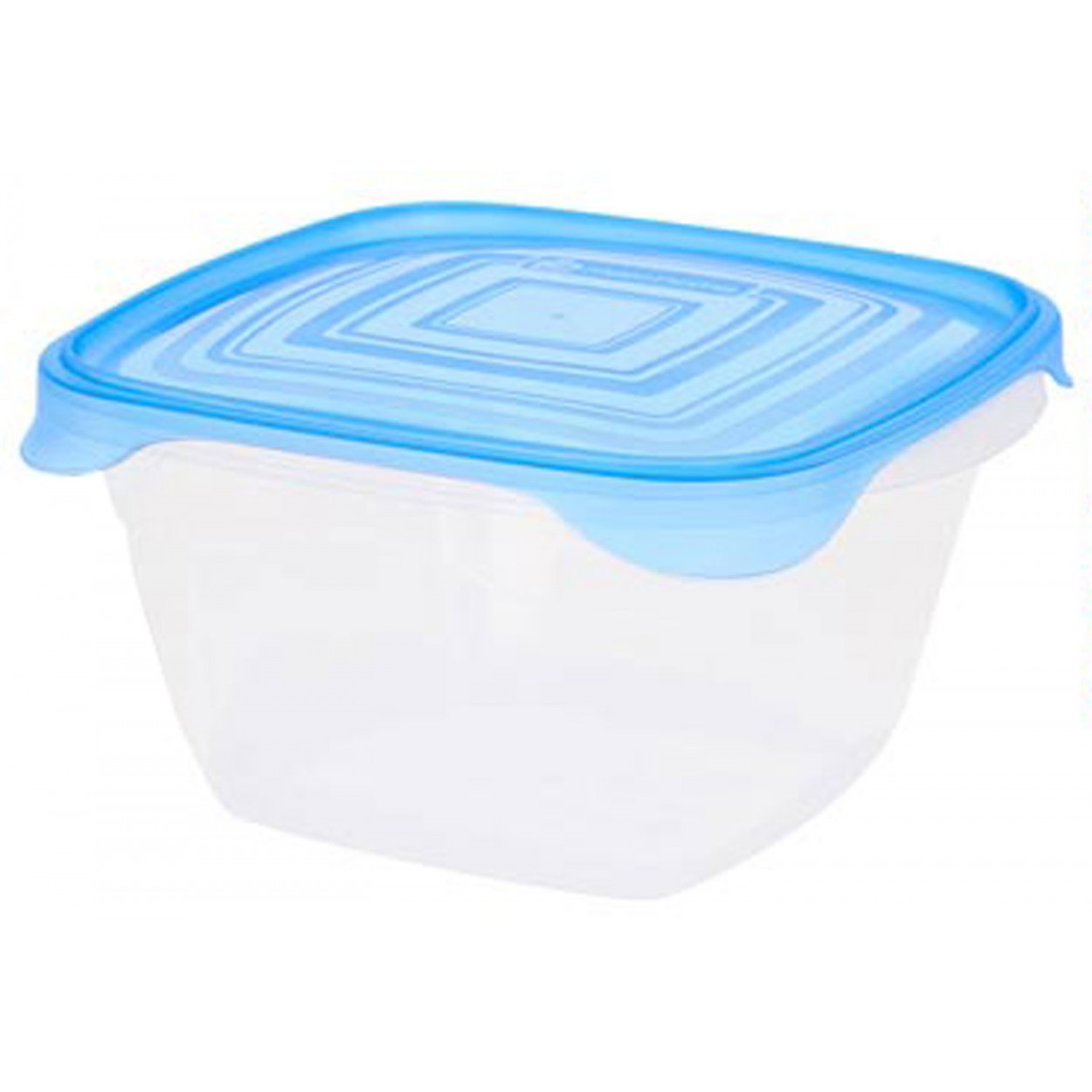 FIAMBRERA HERMÉTICA CUADRADA AZUL SET 3 1300ML