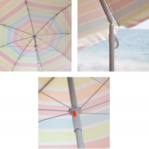 SOMBRILLA DE PLAYA UV50 OXFORD ø200CM