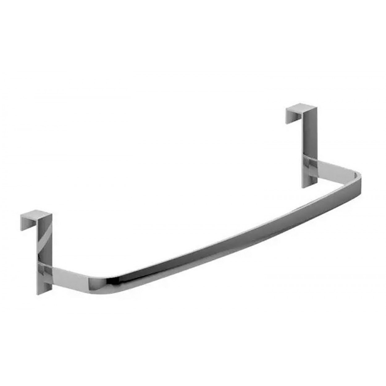 TOALLERO PARA LATERAL MUEBLE COLGANTE CROMO DE 37CM
