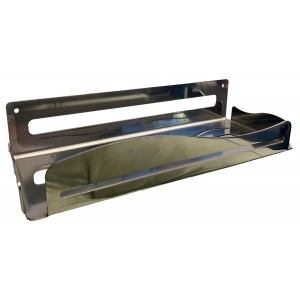 JABONERA BAÑO OLAS CROMO 30,5X12,5CM