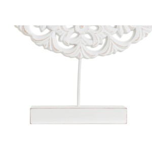 RETABLO DECORATIVO TALLADO MDF DECORACIÓN MESA CIRCULAR 30X6X40CM