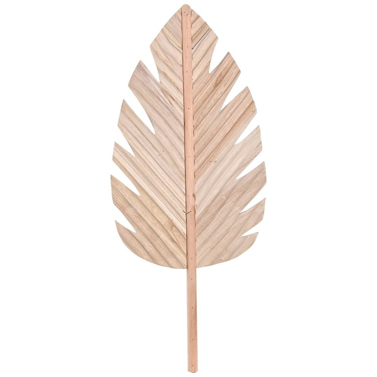 FIGURA DECORATIVA HOJA PAULOWNIA 24,5X2X59,5CM