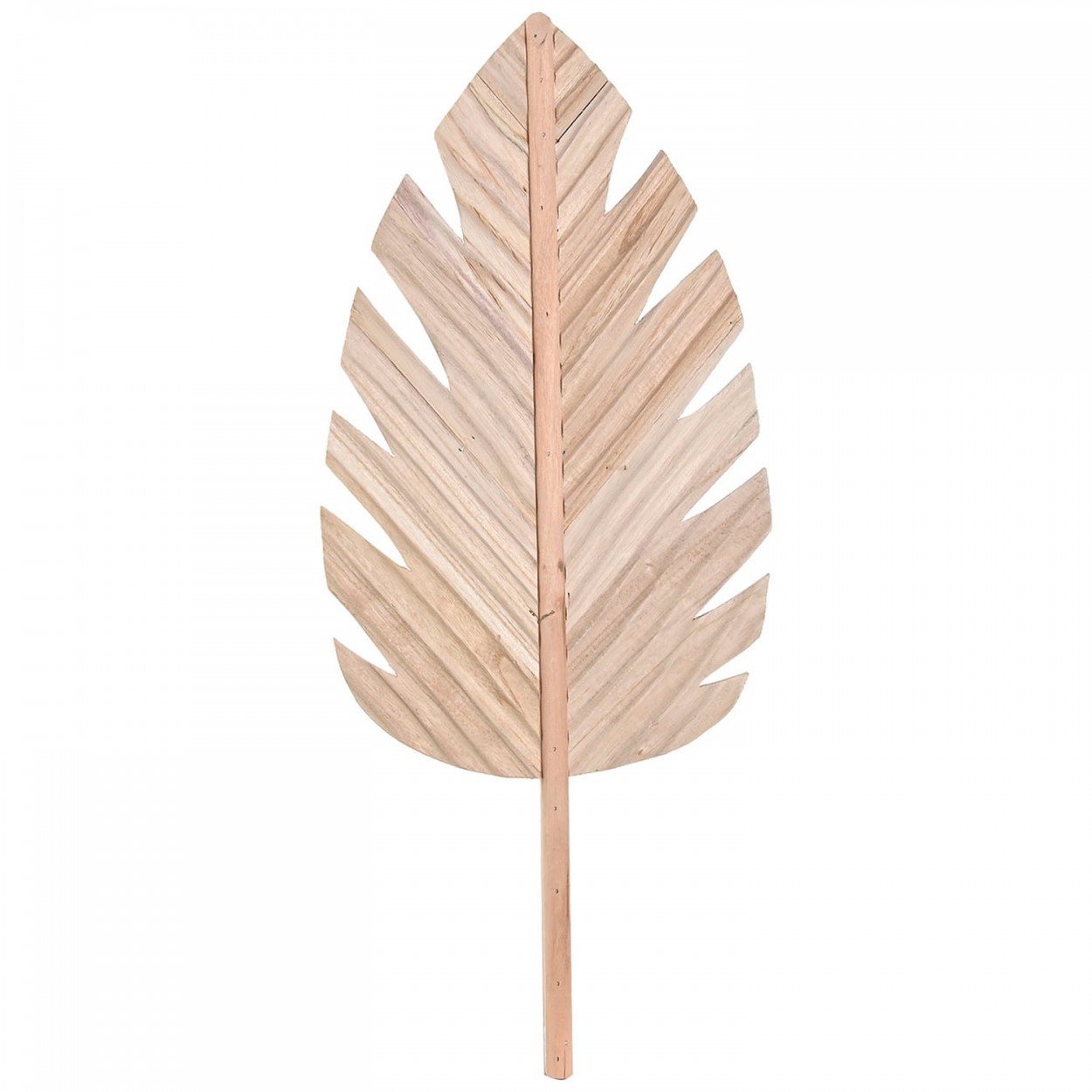 FIGURA DECORATIVA HOJA PAULOWNIA 24,5X2X59,5CM