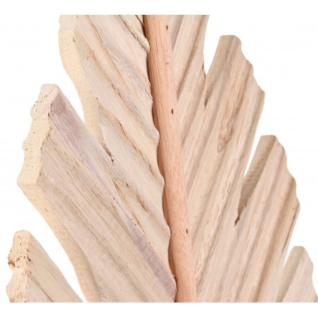 FIGURA DECORATIVA HOJA PAULOWNIA 24,5X2X59,5CM