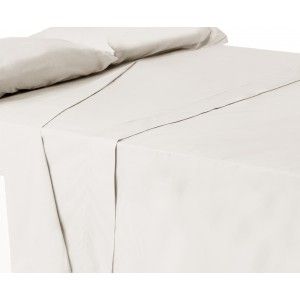 Sábana encimera crudo cama 150 cm