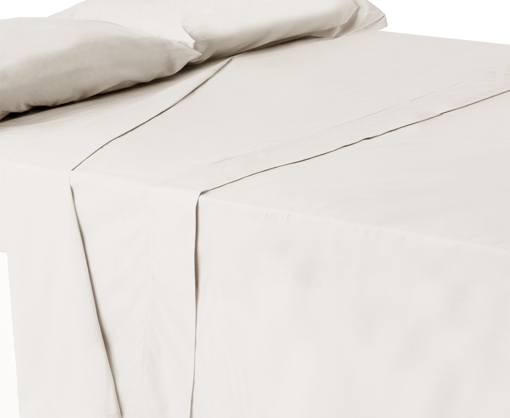 Sábana encimera crudo cama 150 cm